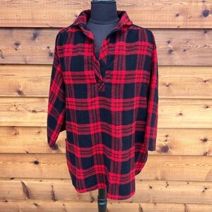 Vintage JCPenney Red and Black Plaid Loungewear